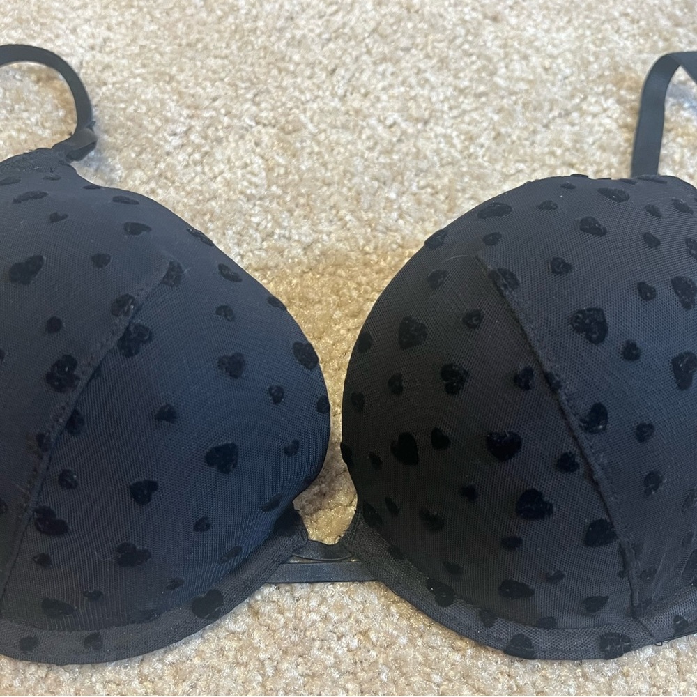 Black Heart Victoria’s Secret Push Up
